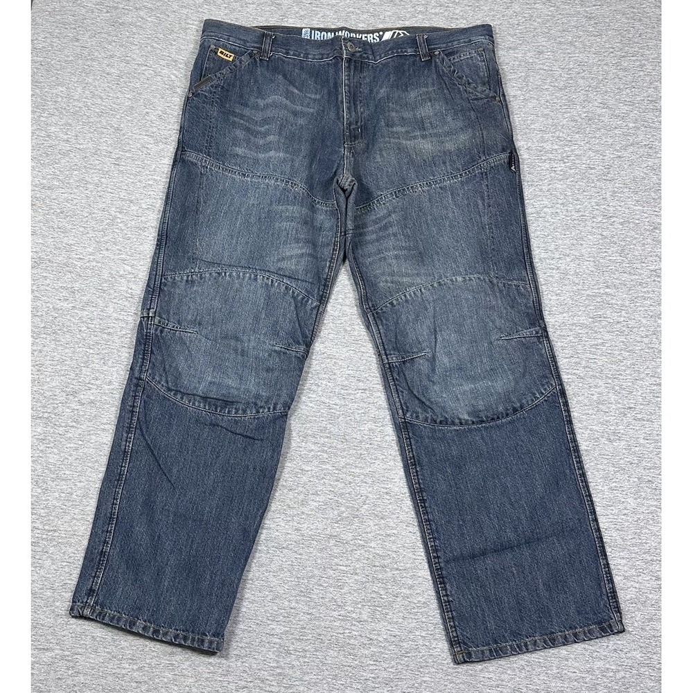 BILT Iron Workers Kevlar Lined Motorcycle Jeans Mens 42x33 Reinforced 0398